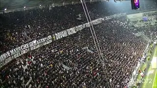 Sciarpata Curva Sud  JUVENTUS Vs Roma