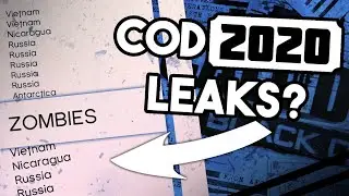 COD 2020 MODES LEAKED Campaign, Zombies, Multiplayer