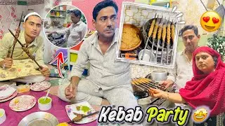 Abbu Ne Banaye Kebab 😍 Full Recipe’’ Sasta Jugaad Se 😁 Bhai Ki Tabiyat Kharb 🥹