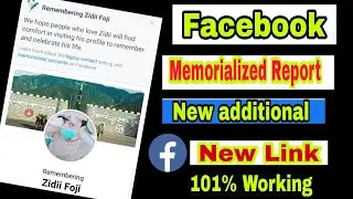 How To memorialized Death Report Of Any Facebook Account || Fb Death Report Withot on Timeline