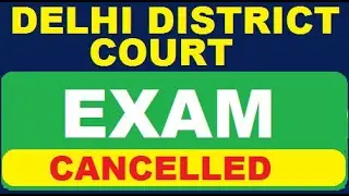 Delhi District Courts Exam Cancelled | Subham Sen