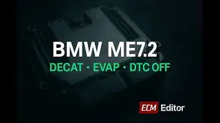 BMW ME7.2  /EGR / DPF / DTC OFF | ECM Editor