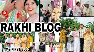 My First Blog | Rakhi Blogs मेरी बनीं राखी के साथ👌| Handmade Rakhi Making Ideas 💡 Diy | Rakhi | 