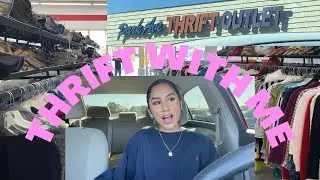 COME THRIFT WITH ME AT THE THRIFT OUTLETS!! FALL WINTER 2020
