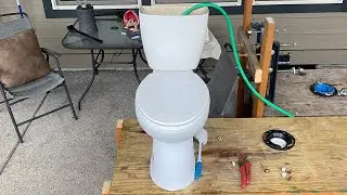 Elongated WaterRidge Dual Flush Toilet Flushes!