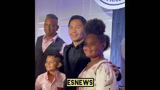 Manny Pacquiao backstage  after the hall of fame induction EsNews Boxing