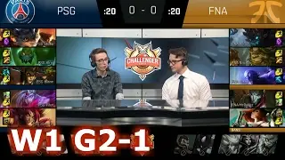 Paris Saint-Germain vs Fnatic Academy | Game 1 S7 EUCS Spring 2017 Week 1 | PSG vs FNA G1