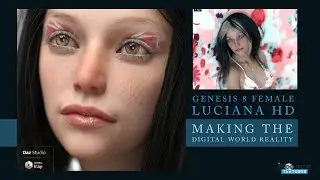 Luciana HD For Genesis 8 Female