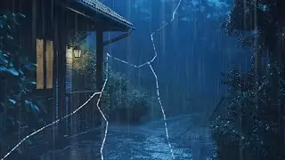 Deep Rain Sleep Ambience at Night - Beat Insomnia Fast with Relaxing Rain Sounds