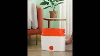 Joybos&reg; 3,9 Gallonen Automatische Verpackung Slim M&uuml;lleimer mit Deckel