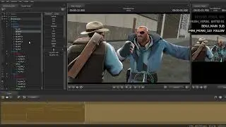 Working on fight scene - Source Filmmaker