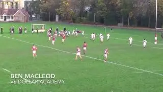Fettes College 1st XV Top Tries 2017
