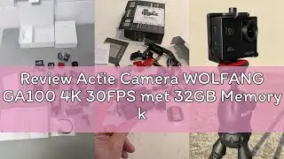 Review Actie Camera WOLFANG GA100 4K 30FPS met 32GB Memory kaart, waterdichte onderwatercamera 40M m