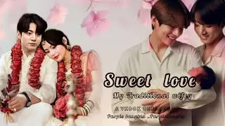 SWEET LOVE }  My Traditoinal Wifey 🪷@purplebangtxn #vkookff #vkooklovestory #malayalamff #vkook 