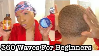 HOW TO GET 360 WAVES FOR BEGINNERS (week 1) | FEMALE WAVER