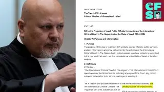 Israel to jail anyone who assists International Criminal Court