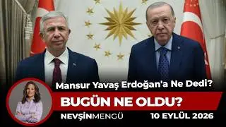 Turkey Is Talking About This Meeting. Mansur Yavaş Posted a Long Tweet. There Are Very Important ...