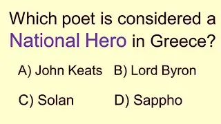 English Literature 18: MCQ (Questions and Answers)