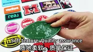Xingxin Da Clothing Customized PVC Logo Patch | Soft Texture & Quality Assured