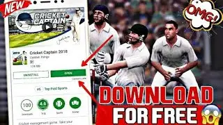 Cricket Captain 2018 For free| cricket 18 Apk ➕ Data