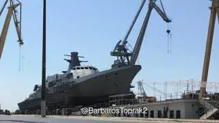 #Milgem #Corvette of #PakistanNavy, under construction at #Istanbul #Shipyard, #Turkey.