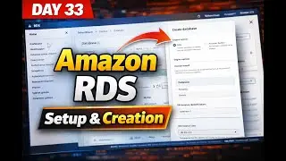 Day 33 | How to Create Amazon RDS | AWS RDS Console Walkthrough | in Hindi  🚀