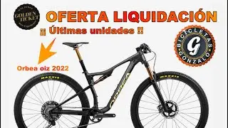 Orbea Oiz M TEAM TR 2022 talla L . Peso al final del video