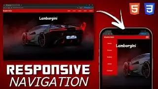 Responsive nav bar | #html | #css | #javascript  
