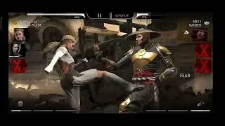 MK Mobile Dark Queen's Tower Fatal 197, 198, 199 using gold character 🤣