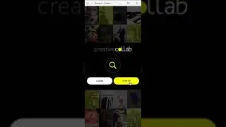 CreativeCollab App Personal Project Using Adobe Xd
