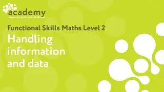 Functional Skills Maths Level 2 - Handling Information and Data