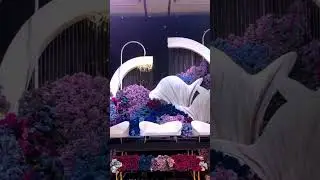 #wow #backdrop #weddingbackdrop #backdropstand #weddingdecor #roundbackdrop #music