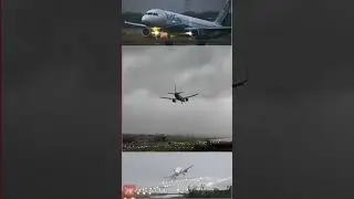 Emergency Go Around at Chennai | Pilot Aborts Landing in Cyclone Winds! | Indigo!