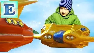 Детская Площадка Playground for kids Развлечения для детей Аттракционы Егорка летает на Самолёте