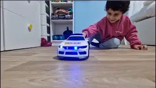 Unboxing giant police car