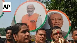 Narendra Modi's ruling coalition leads in key election in Bihar