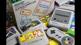 Hyperspin Super Famicom Wheel with all artwork.16:9 Showcase