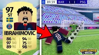 Super league soccer, but Im Zlatan !