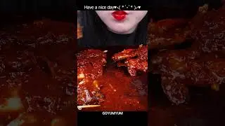 ASMR SPICY SEAFOOD, OYSTER,SPICY ENOKI MUSHROOM, SQUID,MUKBANG #mukbang #먹방 #seafood #food #eating