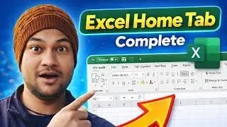 MS Excel Home Tab Complete Tutorial | Excel Home Tab All Options Step by Step | Hindi 