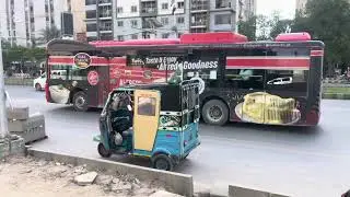 Karachi Pakistan travel 🧳 vlog today visit Main Shahre Fasil Narsary istaop #look bhaqari #