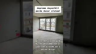 DEPREM'E Dayanıklı  Perde Duvar Sistemi( TOKİ EVLERINDE DE BU SISTEM KULLANILMIŞ.....! )