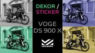 Neues Design f&uuml;r die VOGE DS 900 X | Custom Dekor / Sticker /  Decals x Makzary