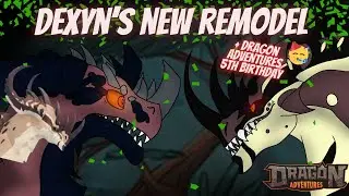 Dexyn got an early remodel?!-Roblox Dragon Adventures