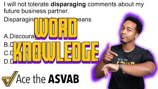 Вопрос практического теста на знание слов ASVAB (всего 30 секунд на ответ!)