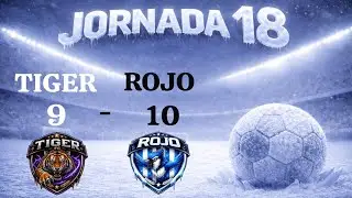 JORNADA 18⚽️ CONSTANTI STADIUM 09/01/2026 ⚪️TIGER 9-10 ROJO⚫️ TEMPORADA 25/26 FUTBOL 7⚽️
