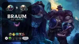 Braum Support vs Pantheon - KR Master Patch 14.2
