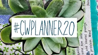 #Cwplanner20 journal with me- collage weekly planner prompts by Margarete Miller