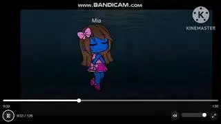 Mia's Were-Whale Transformation, but with Audio Description