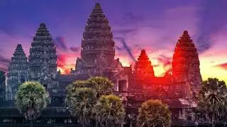 Angkor Wat Temple Gong Bath Music  | Gong Bath Meditation | Gong Bath